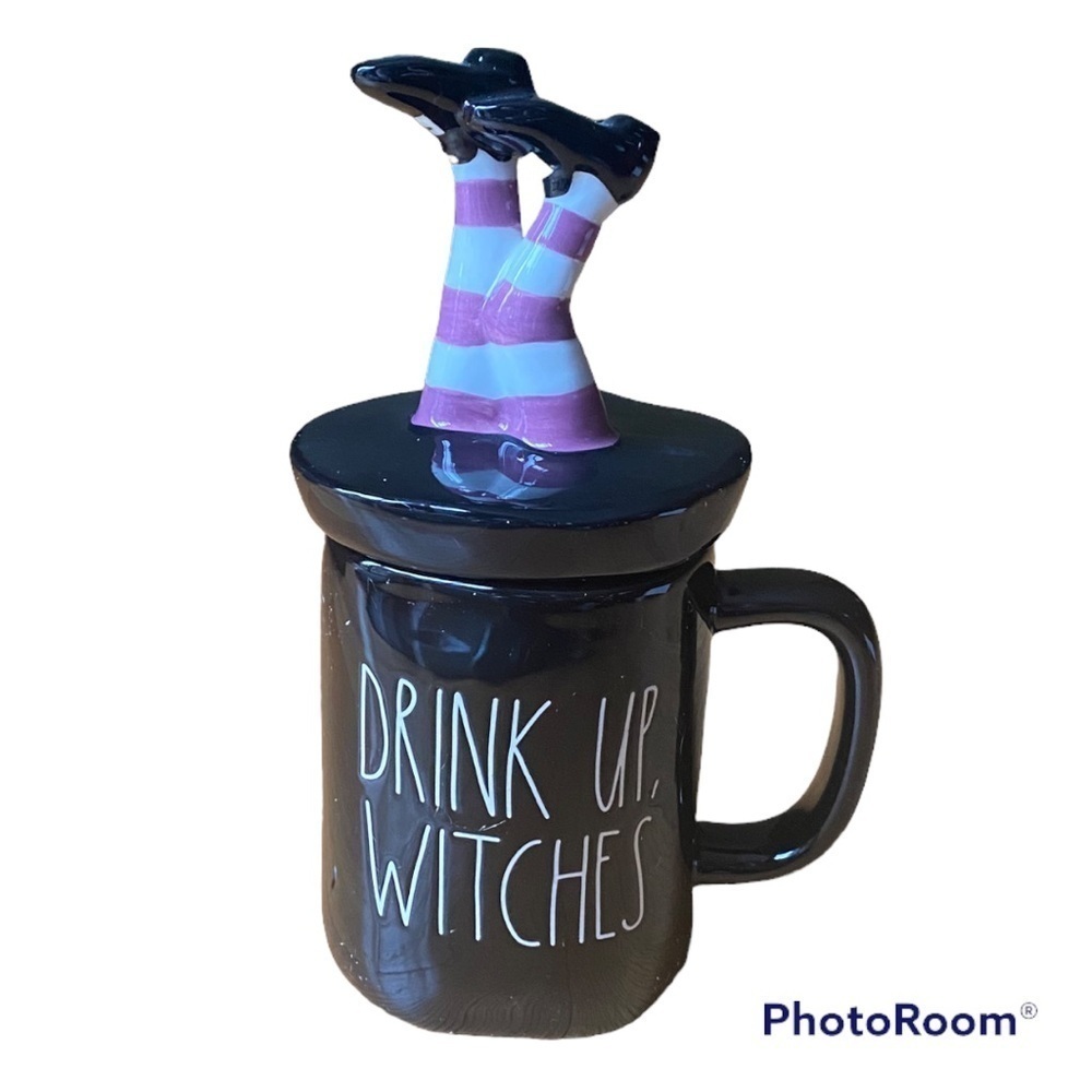 Drink up Witches Mug with topper